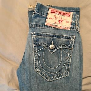 Mens True Religion Joey Big T Bootcut Jeans